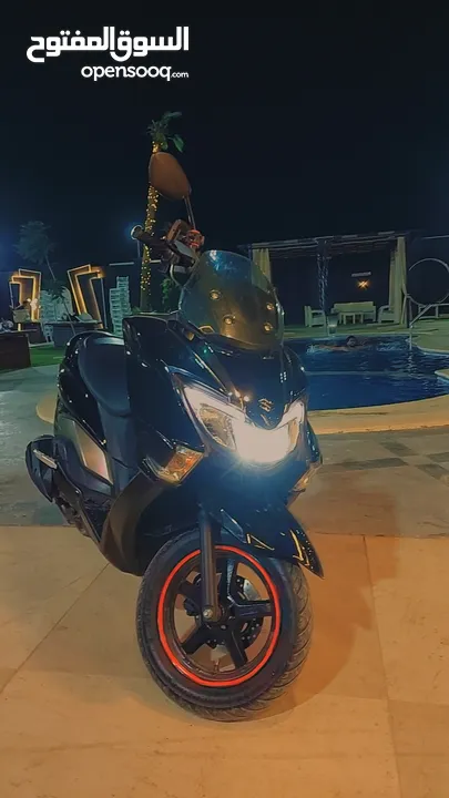 سوزوكي بيرجمان 125cc بحال الوكالة