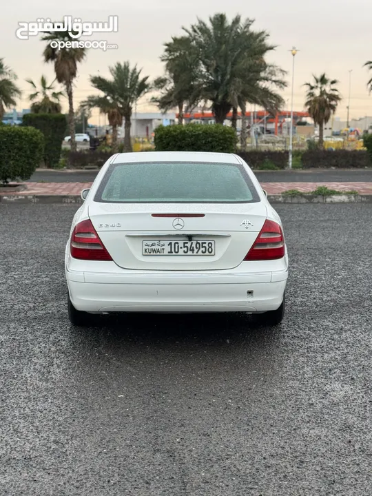 للبيع مرسيدس E240 موديل 2005 صبغ وكاله