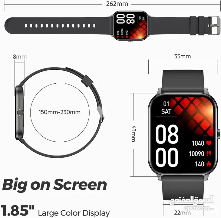 ساعة ساوندبيتس الجيل الثالث الجديده Soundpeats smart watch 3