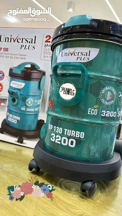 مكنسة برميل يونيفيرسال بلس التركية قوة شفط خارقة 3200 واط، خزان كبير 25 لتر،