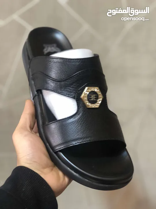 بابوج رجالي  جلد طبيعي طبي صناعة مصرية مكفول من انتاجنا الخاص جلد طبيعي