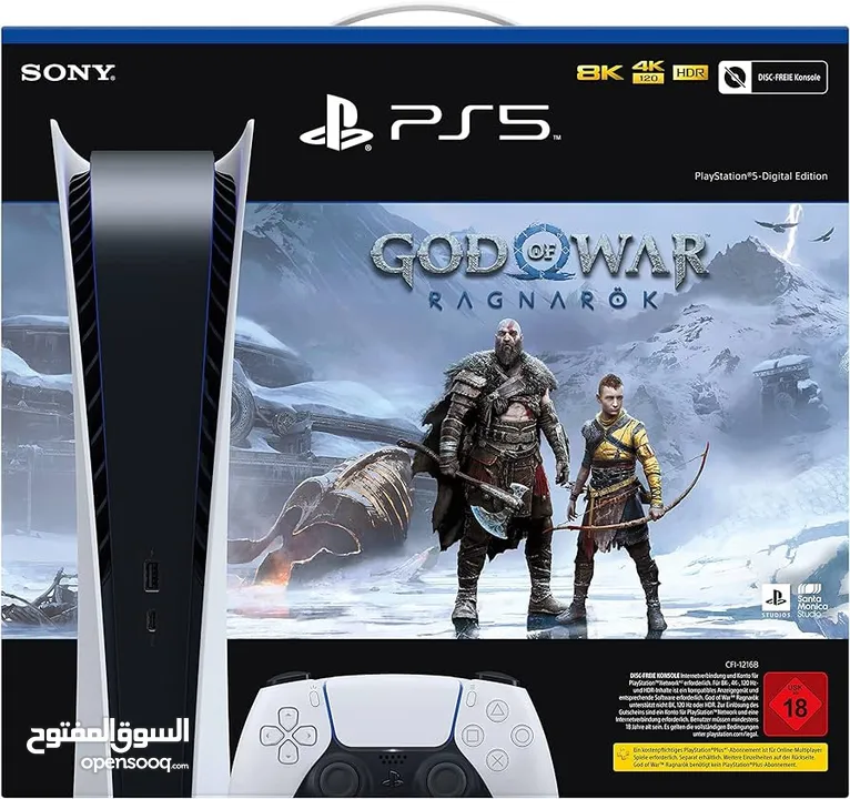 New Ps5 digital with god of war