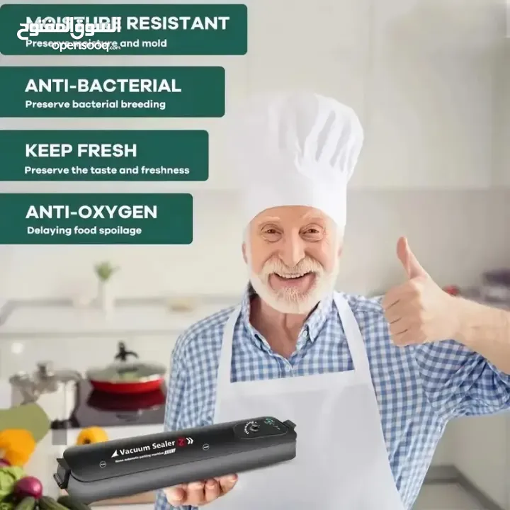 جهاز لحام الاكياس و شفط الهواء من الكيس لحفظ الاطعمه و تفريزها تسكير أكياس جهاز شفط الهوا