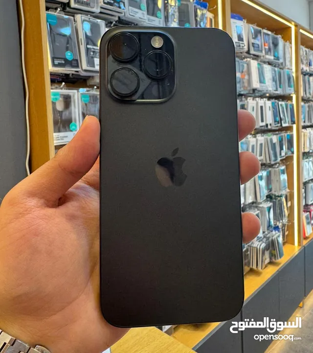 Iphone 16 Pro Max ايفون 16 برو ماكس بحالة الجديد بطارية 100 بلمية