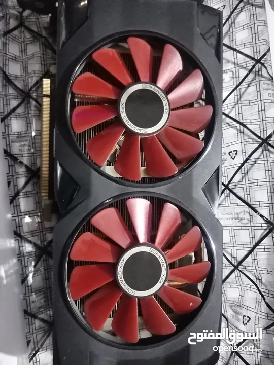 كرتين شاشه Rx580 . Gtx 550