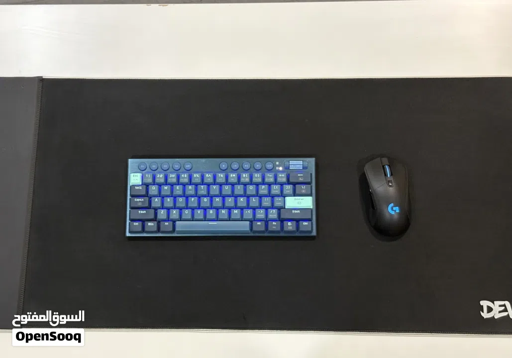 للبيع ماوس لوجيتيك g703 وكيبورد ريدراغون وماوس باد ديفو