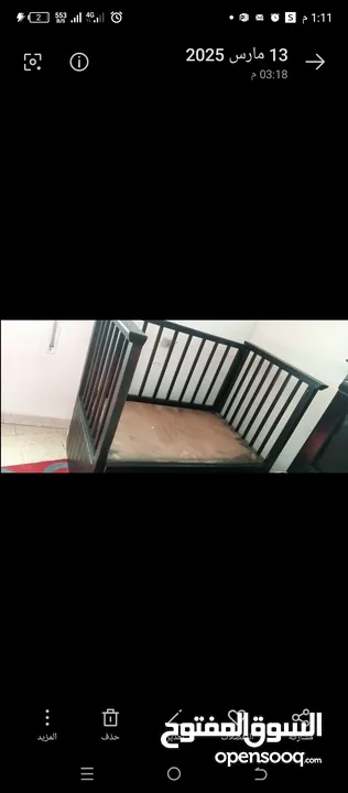 تخت بيبي بحالة جيدا جدا