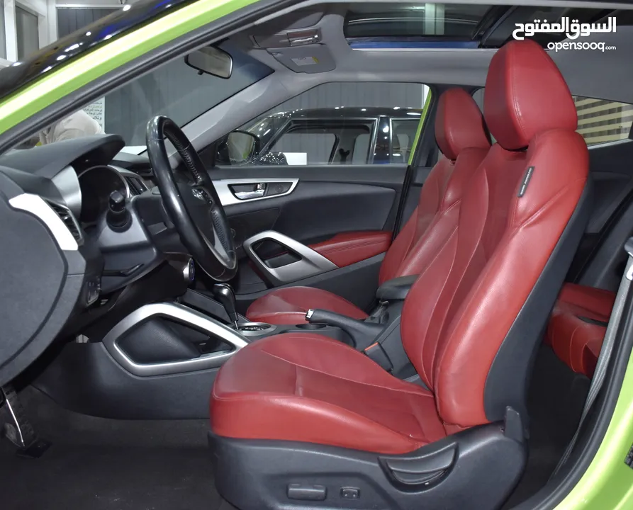 Hyundai Veloster 1.6L ( 2015 Model ) in Green Color GCC Specs