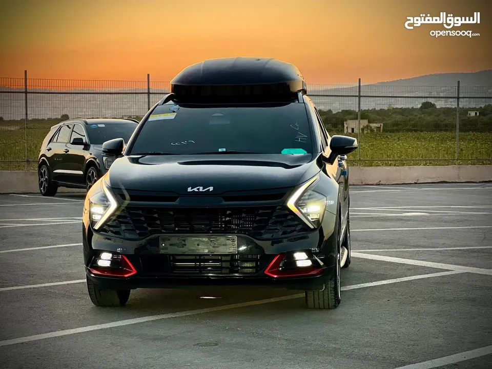 كايا سبورتاج  GT Line/2022 فل بدون فتحة سقف  2x4 ///240Hp بنزين + كهرباء  ( Haybrid) 1600cc