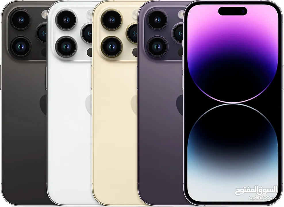 iPhone 14 Pro جديد جميع الالوان كفالة لمده عام