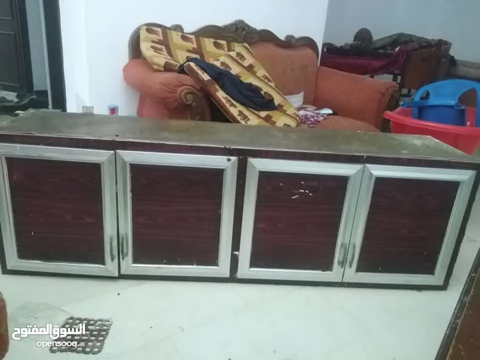 خزانة مطبخ واحدة المنيوم اربع ابواب