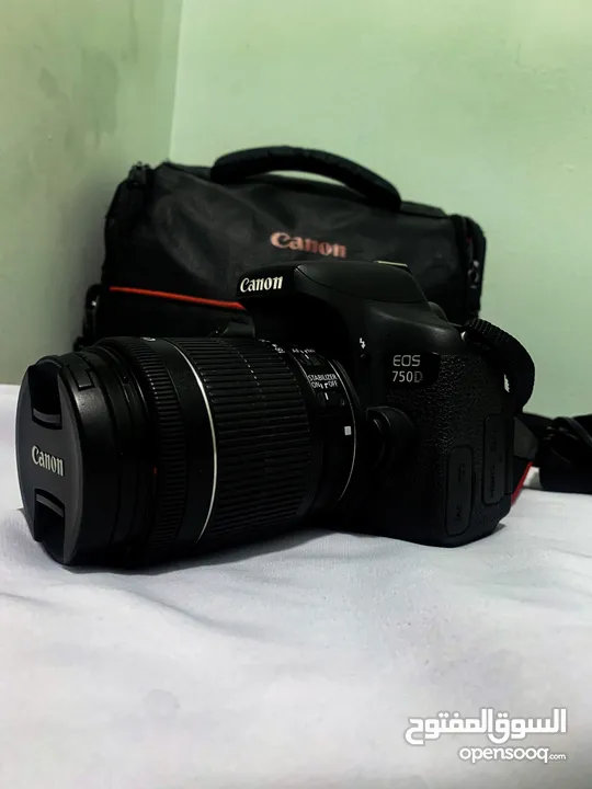 Canon camera 750d for sale كاميرا كانون للبيع