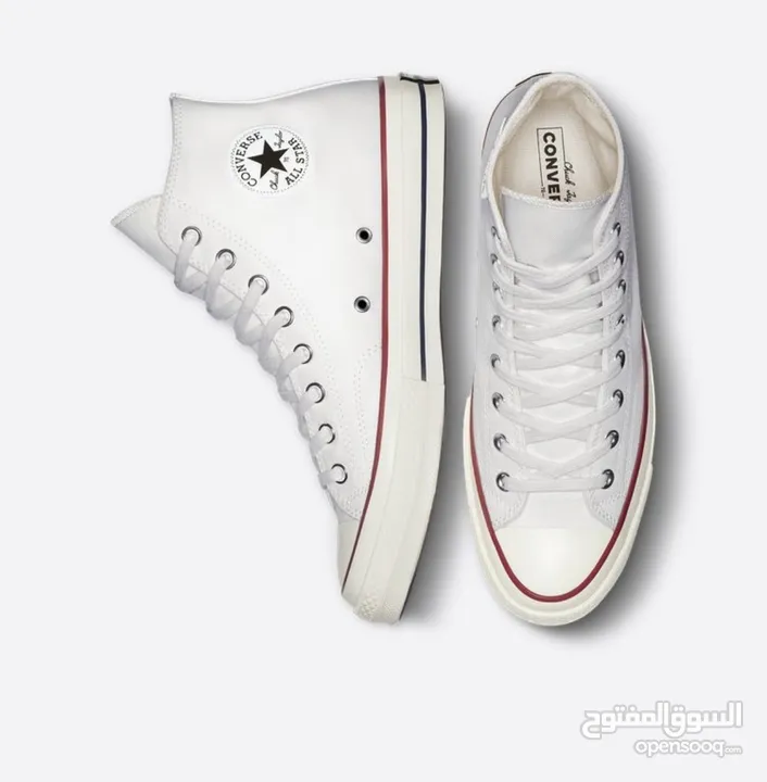 كونفرس تشاك 70 أصلي – جديد للبيع Converse Chuck 70 High اللون: أبيض المقاسات المتوفرة: 43 و 39