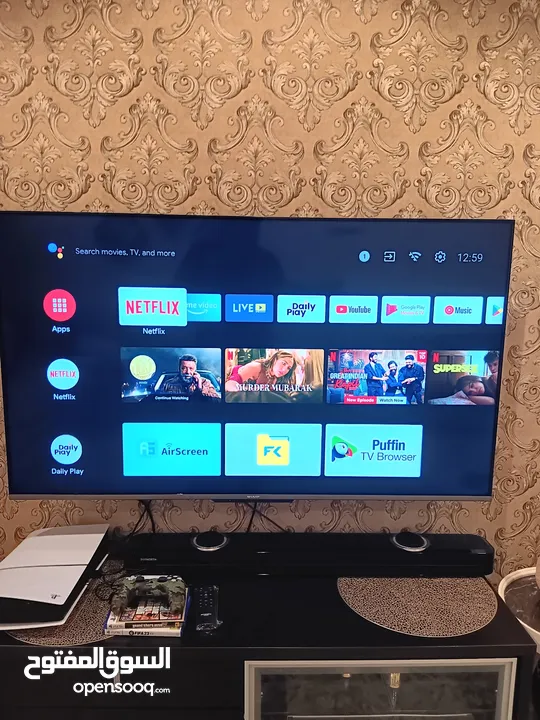 sharp 55" google 4k android  uhd