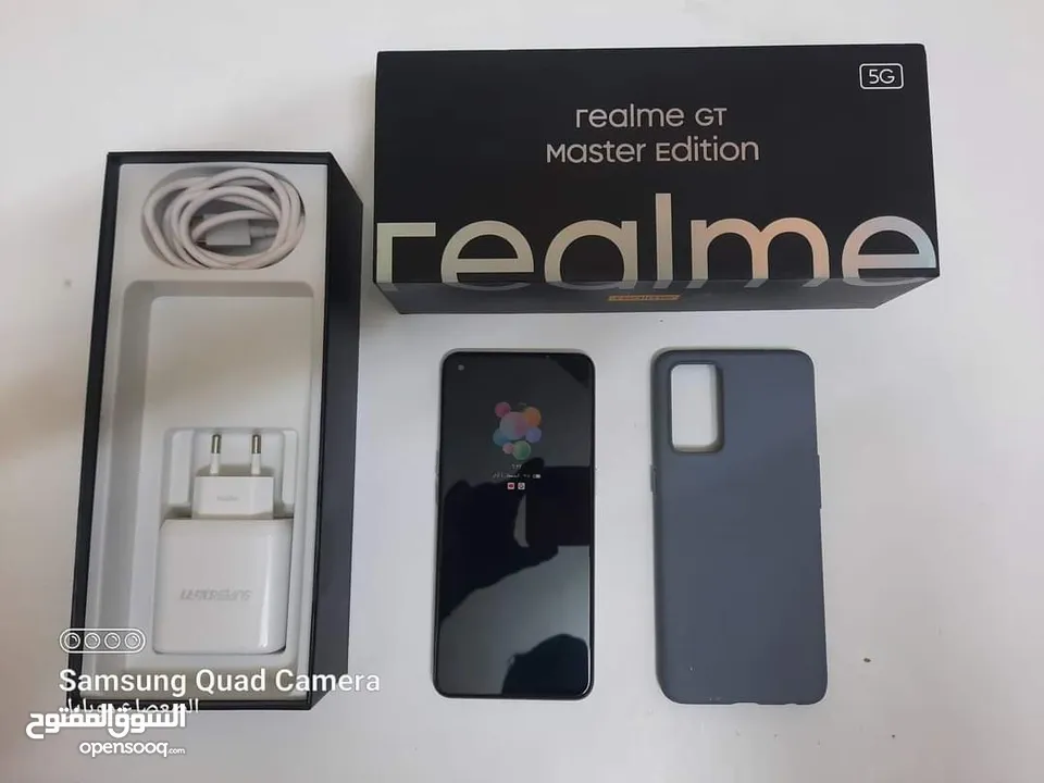 مستعمل وكاله Relmi GT Master 5G رام 16 جيجا 256 أغراضة والكرتونه الأصلية مكفول متوفر توصيل