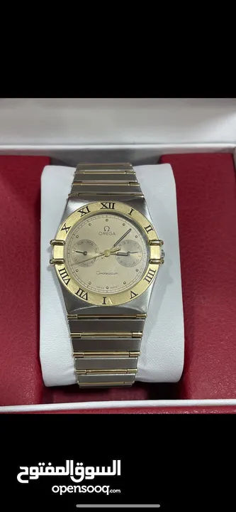 Omega constellation Full bar Gold اوميجا كونستيلشن ذهب