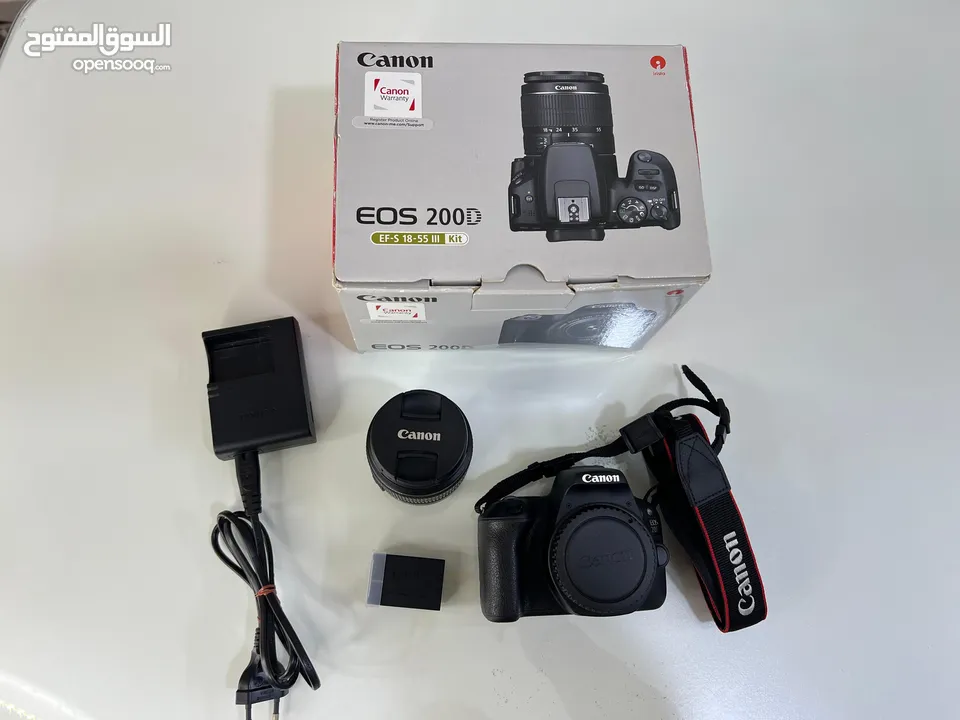 كاميرا كانون EOS 200D للبيع