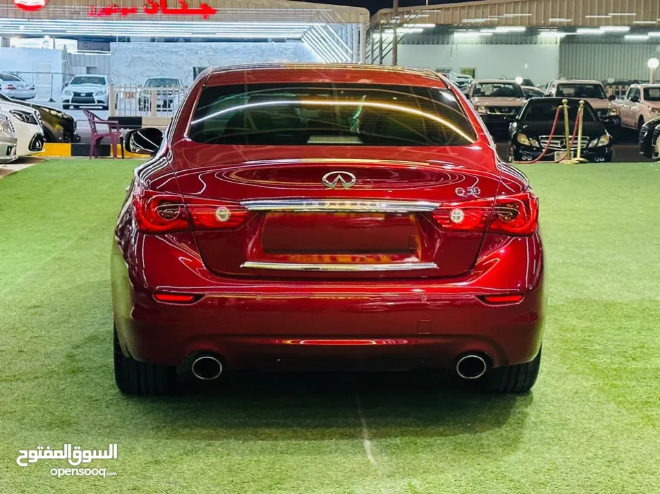 Infiniti Q50 2014 model, GCC specifications, in excellent condition