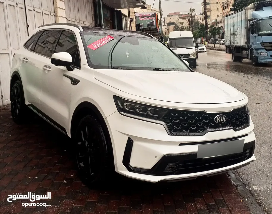 كيا سورينتو فل مسكر اضافات مع فتحه سقف بانوراما بسعر حرق حرق وكاش