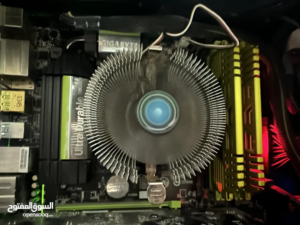 كيس كمبيوتر pc i7 ورام 16 و كرت شاشة gtx 1650 بسعرر حررق