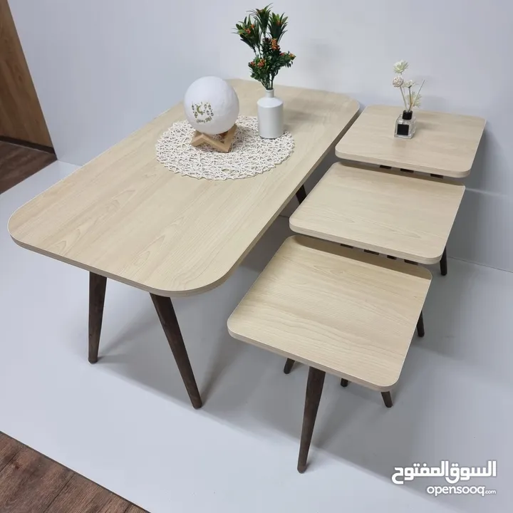 طاولات وسط نظام تركي  4 قطع     العرض لفتره محدوده سارع بالطلب