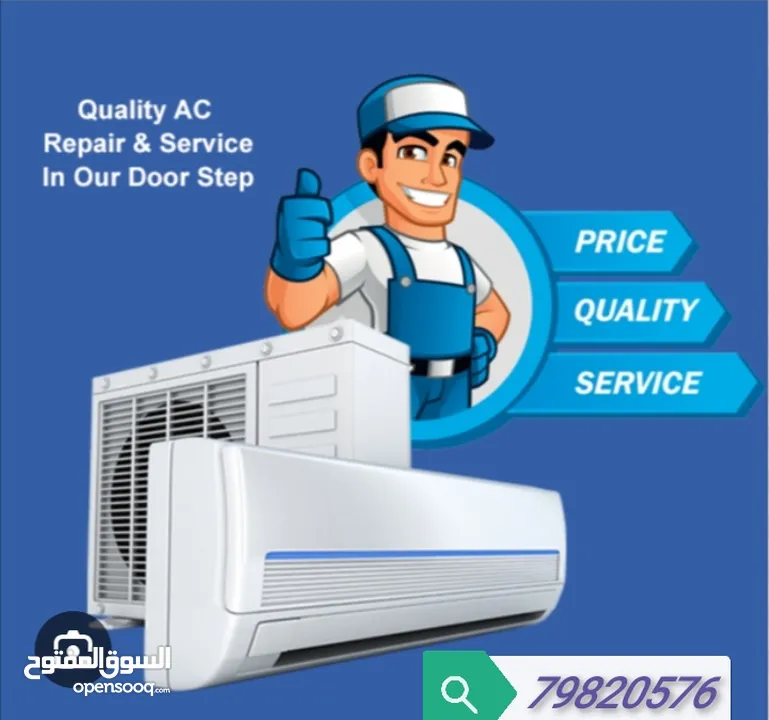 Ac repaired & clean