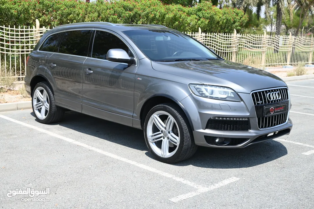 0% DP - AUDI Q7 S-LINE 3.0SC 2015 - FIRST OWNER - WELL MAINTAINED - GCC