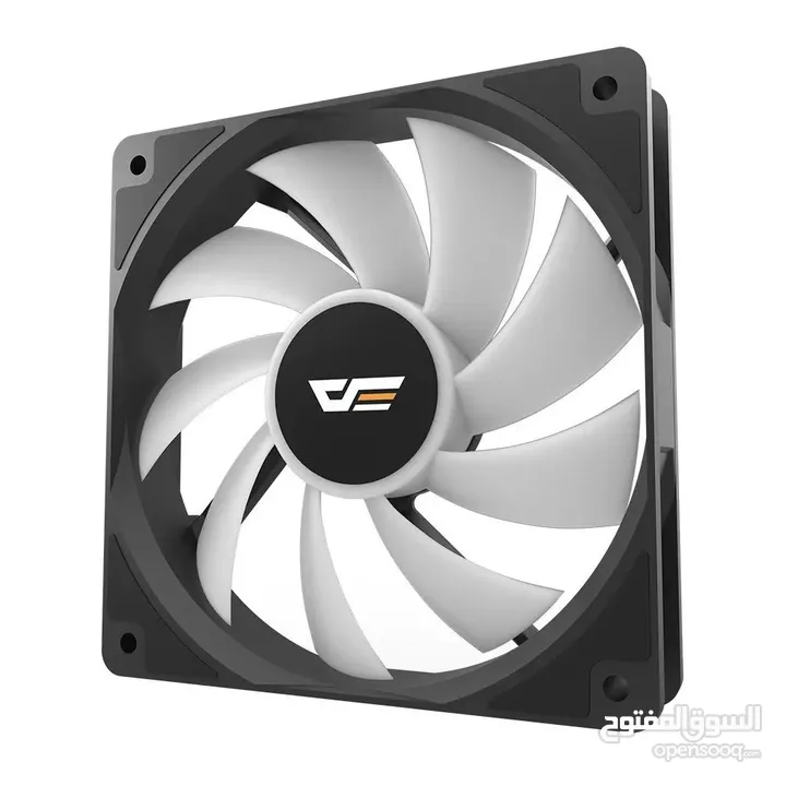 مروحة تبريد دارك فلاش جيمنج اصليه لكيسات الكومبيوتر ار جي بي DARKFLASH 120mm RGB GAMING CASE FAN