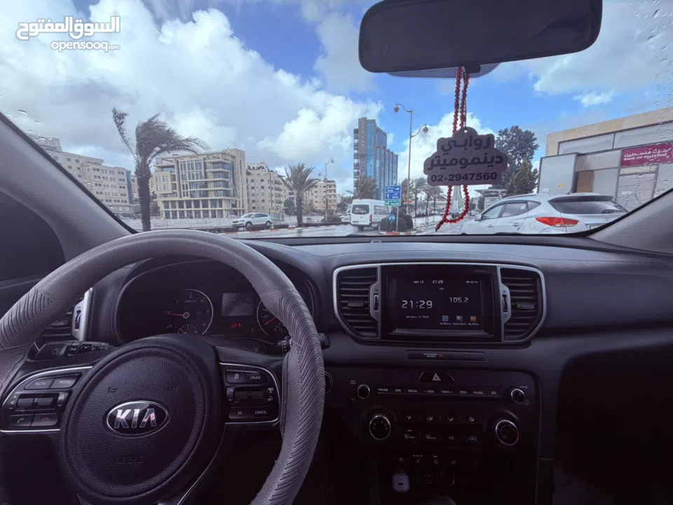 كيا سبورتاج 2017 جي تي لاين 4*4 فل اضافات فحص نخب (ممتاز ) بسعر حرررق