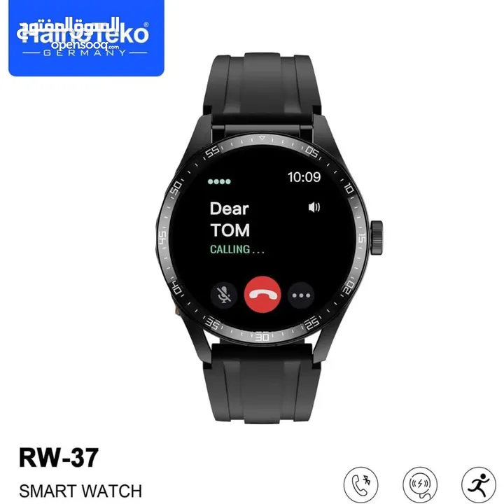 SmartWatch Connectée HainoTeko RW37 avec Écouteurs Intégrés de Façon Moderne – ساعة ذكية مع سماعات م