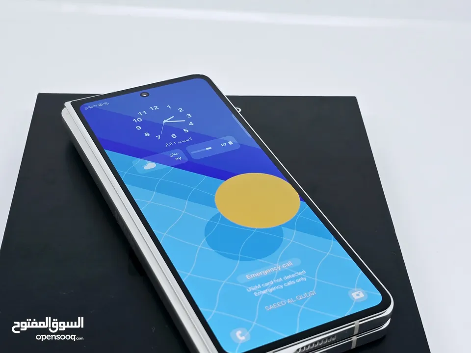 Galaxy Z Fold 5 512G بالكرتونة مع كفر مميز