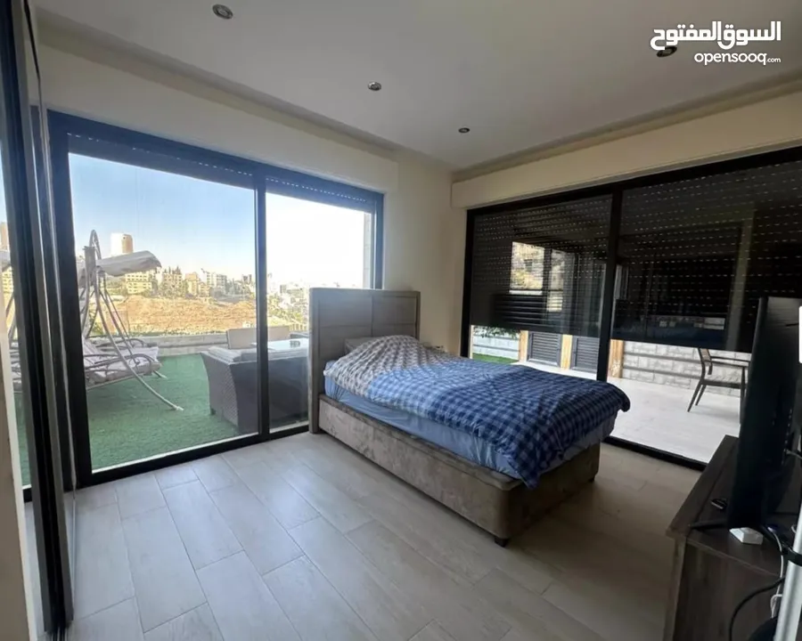 شقة مفروشة فاخرة أرقى واجمل مناطق عبدون اعلان رقم (O416)