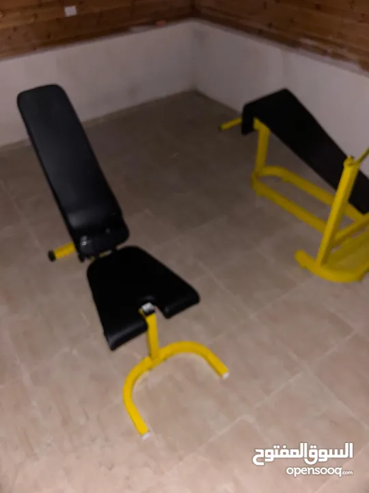 اجهزه رياضيه مستعمله للبيع بحاله الوكاله للانديه الرياضيه للاوزان العاليه