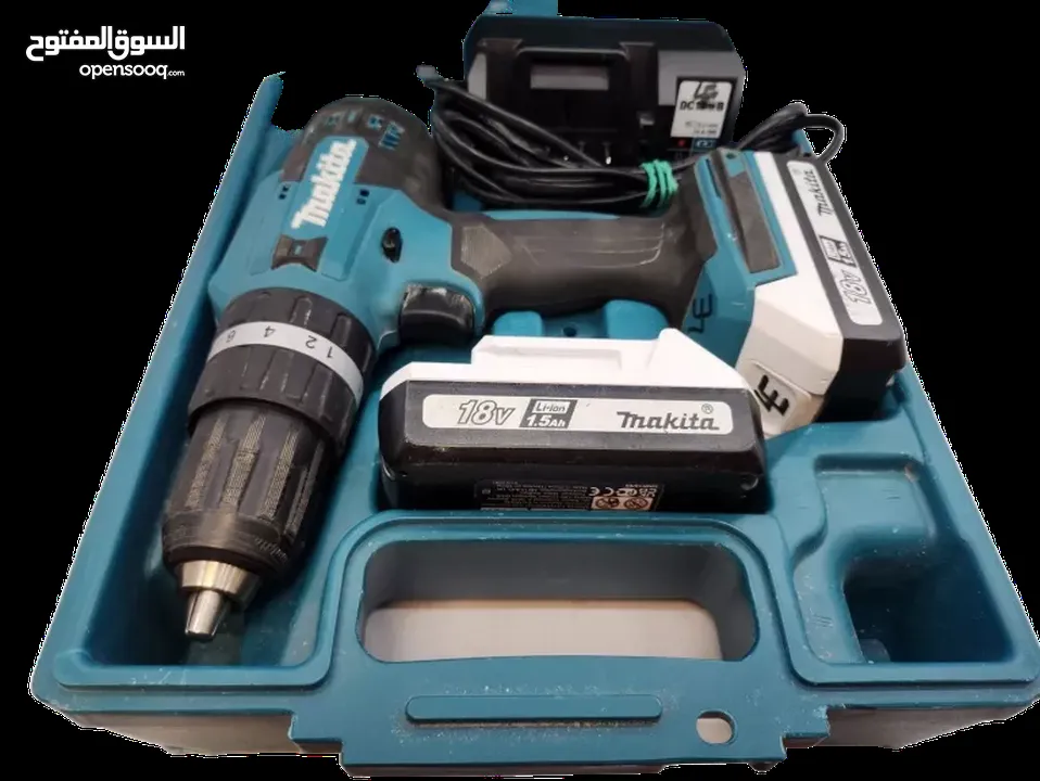 طقم كامل دريل شحن 18V DHP484Z من ماكيتا Makita