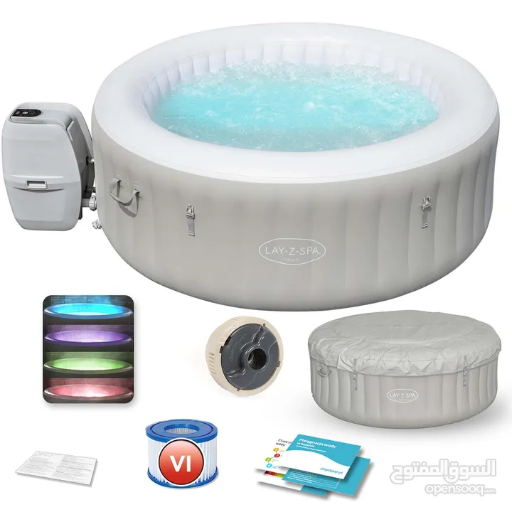 جاكوزي jacuzzi بعدة احجام اجمل جلسات الاسترخاء للمنازل ومراكز العلاج الطبيعي والتجميل