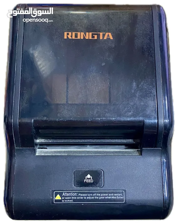 طابعة حرارية مستعملة 6 شهور فقط بحالة ممتازة ماركة Rongta