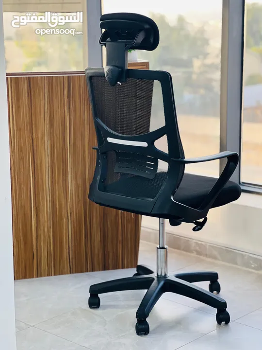 كرسي شبك متحرك طبي كرسي موظف كرسي ظهر متحرك وايدي متحركة دعم اسفل الظهر باقل سعر Office Chair