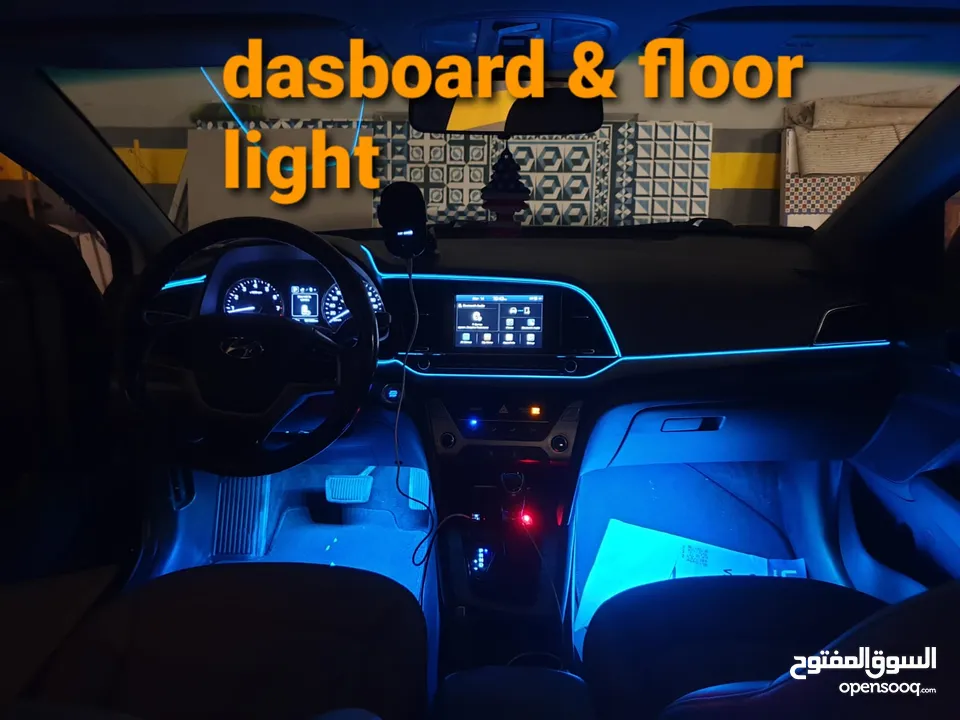 car door logo floor& dasbord  light