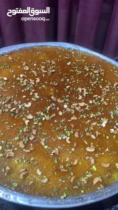 كنافة نابلسية اصيلة بالسمن البلدي الاصلي والجبنة العرقاوية الغنية عن التعريف