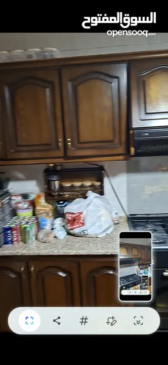 مطبخ خشب بلوط مستعمل نظيف جدا