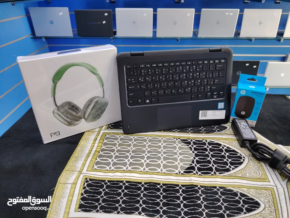 Hp probook 7th Generation 8gb Ram 256gb ssd Touch and x360 with Gifts only 57 Omani riyal