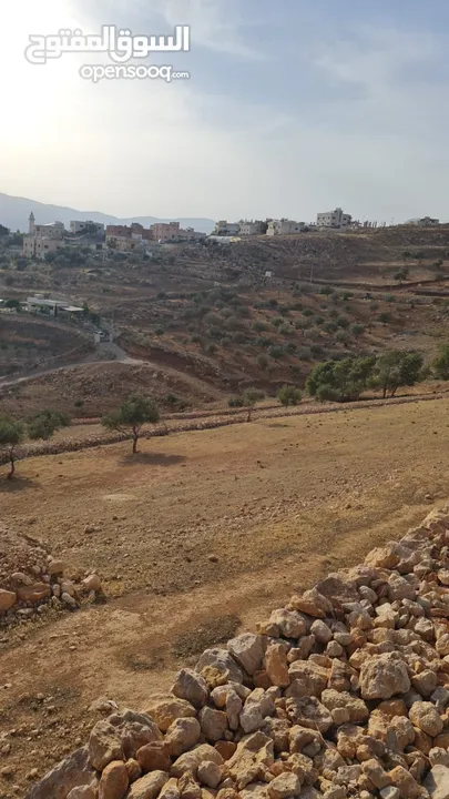 ارض زراعية على حدود التنظيم, مسافة قريبة من مدينة جرش و 27 دقيقة من عمان . واصل كهرباء و مياه