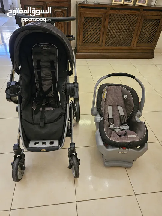 عرباية Graco اعلى صنف للبيع مع كرسي سيارة
