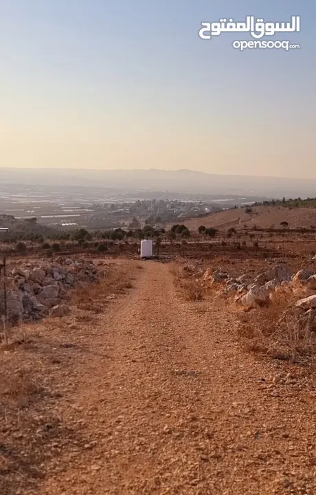 أرض للبيع في دير غزاله بافضل موقع مميز و مطله على جنين