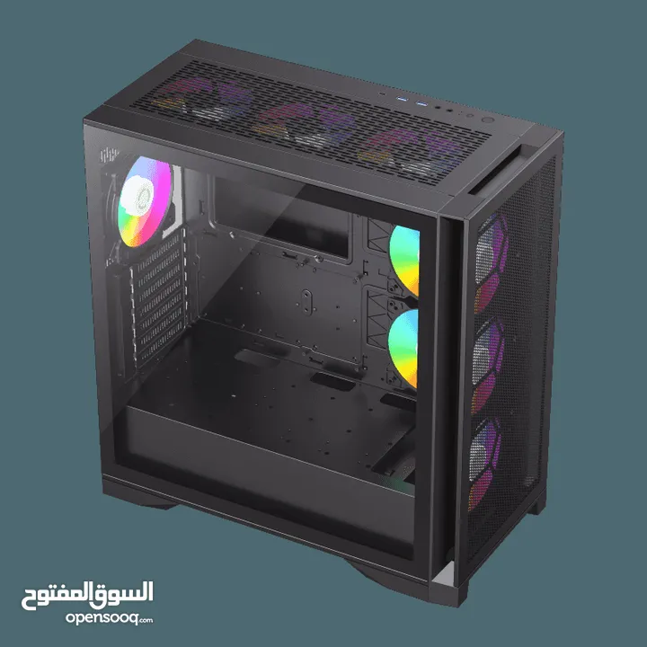 كيس جيمنغ فارغ احترافي جيماكس تجميعة  Gamemax Gaming Leader Mesh