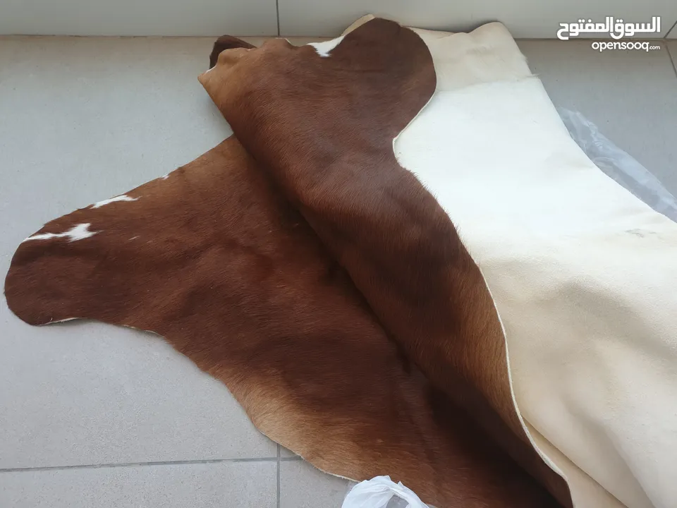 IKEA koldby cow hide brown