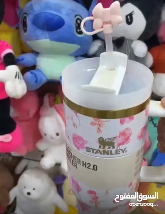 Stanely cup كوب ( مطرة ) الستانلي بسعة كبيرة 1200مل  تحفظ البرودة والحرارة  موديل جديد ومميز
