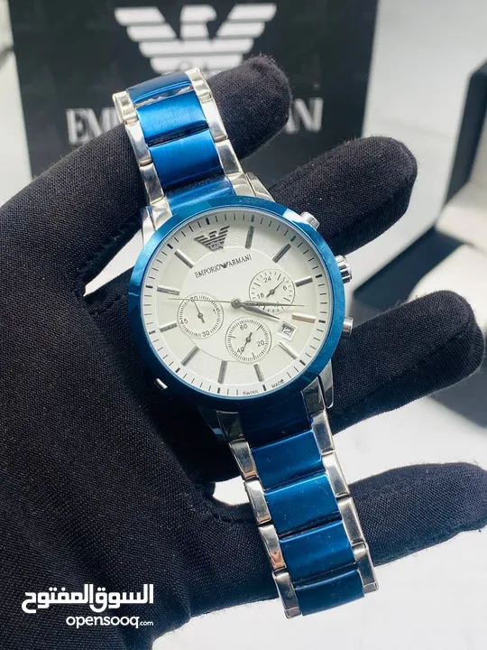 Emporio armani امبوريوم ارماني بطارية  ساعات شبابية فخمه