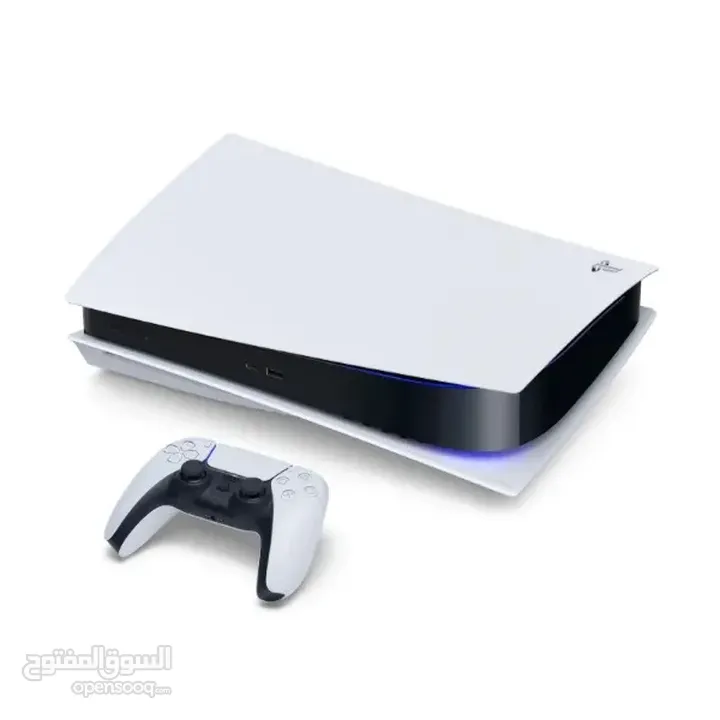 PlayStation 5 (1 TB) CD  وارد شرق اوسط ( جديدة مسكرة بالكرتونة ) مع مدخل CD مش ديجيتال