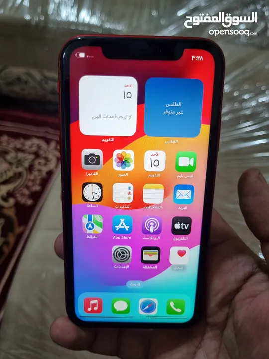 على الفحص ايفون XR الاصلي جيجا 64 بطارية 85 في خط اسفل الشاشه هدية كفر ولزقة وشاحن الاصلي متوفر توصي